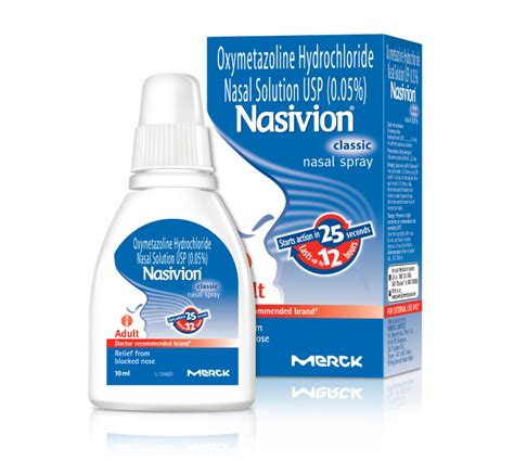 Nasivion Classic Nasal Spray 10 Uses Side Effects Price Dosage