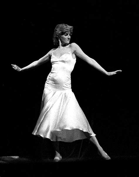 Princess Diana Dances On Stage At The Royal Opera House In