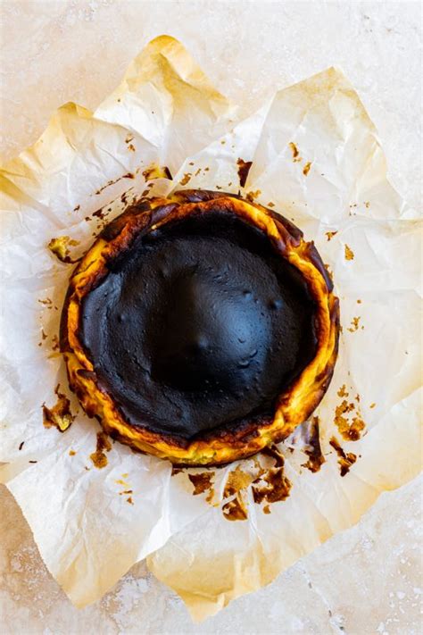 Basque Burnt Cheesecake Hein Van Tonder Food Photographer Dubai