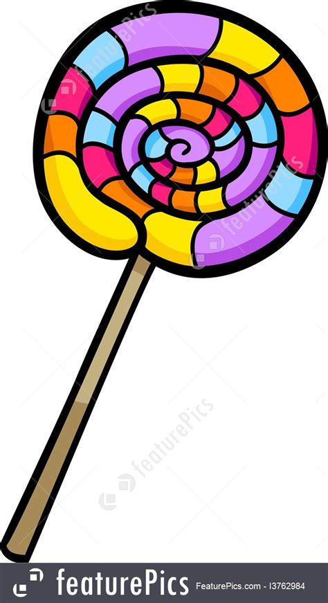 Lollipop Clip Art Cartoon Illustration