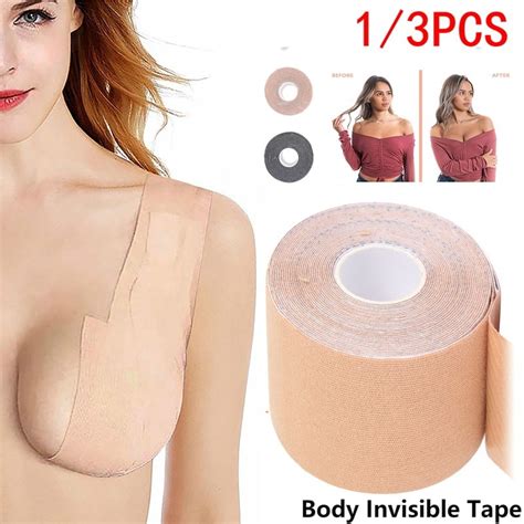 Willstar Women Body Invisible Bra Nipple Cover Diy Breast Tape Push Up
