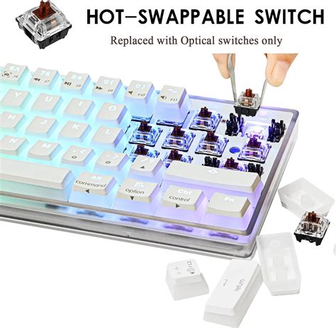 Buy Guffercty Kred GK RGB Gaming Keyboard Mechanical Percent SK Hot Swappable With