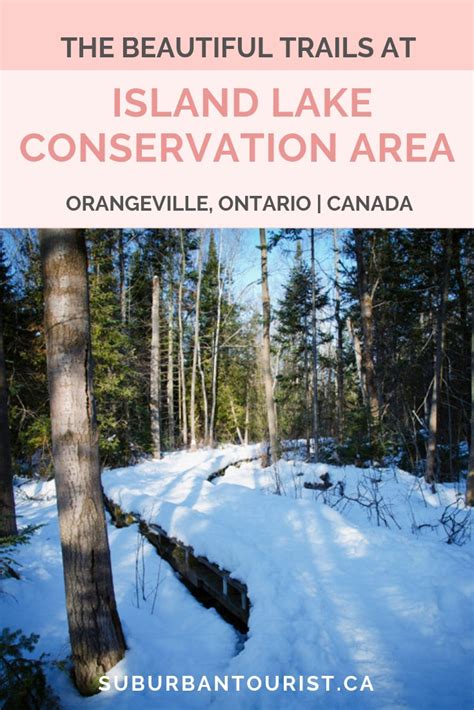 Winter Hiking At Island Lake Conservation Area In Orangeville Island