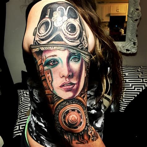 100 Fantastic Steampunk Tattoo Designs The Steamy And Mechanics Affair