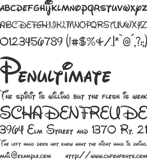 Walt Disney Script Font Download Free For Desktop And Webfont