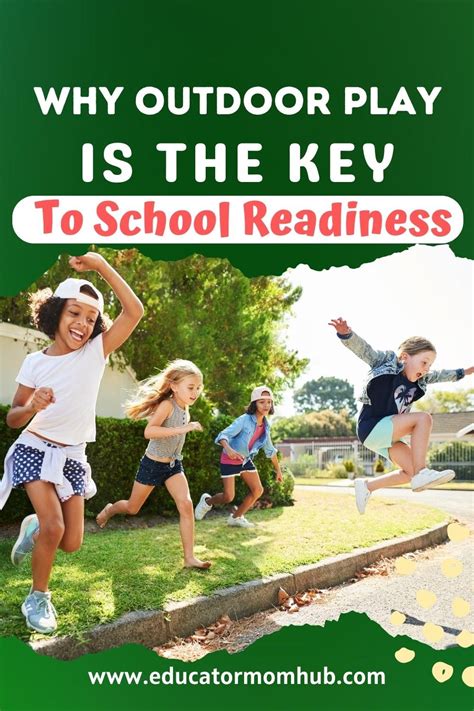 Outdoor Play The Key To School Readiness — Educator Mom Hub