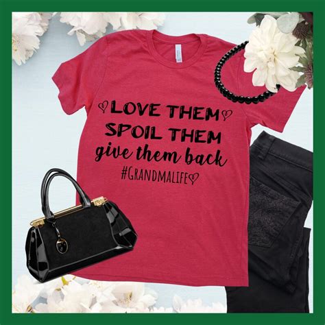 Grandma Life Svg Love Them Spoil Them Give Them Back Svg Etsy