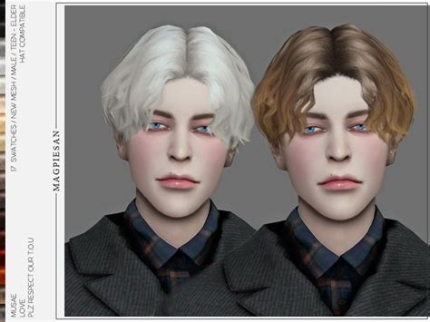 Musaes Love Hair Found In Tsr Category Sims 4 Male Hairstyles Sims