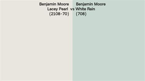 Benjamin Moore Lacey Pearl Vs White Rain Side By Side Comparison