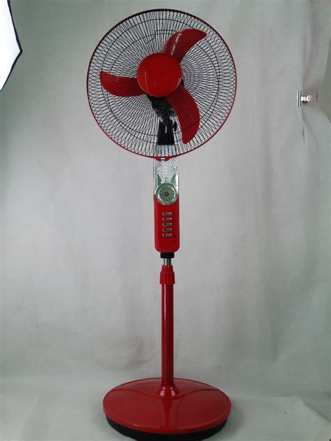 16 Inch Solar Stand Fan Remote Control Of Electric Appliance And The