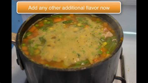 Let the soup cool down completely, then seal it in an airtight container and freeze for up to. Easy soup made with Frozen Vegetables - YouTube