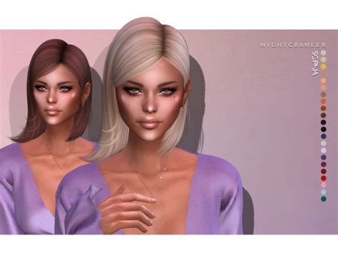 Sophia Hair By Nightcrawler At Tsr Sims 4 Updates