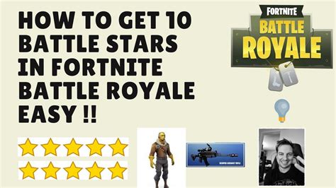 How To Get 10 Battlestars Easy In Fortnite With Location On Map Youtube