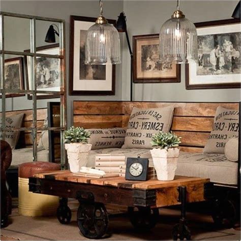 Wonderful Industrial Rustic Living Room Decoration Ideas You Have Must See