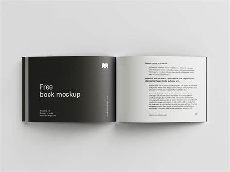 Landscape Book Mockup Free Mockup World