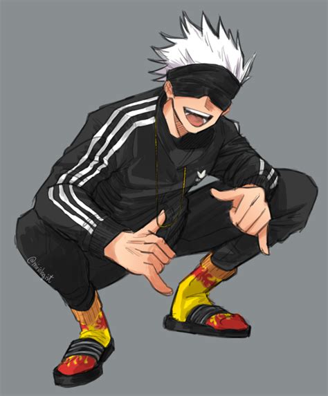 Juju Kaisen Gopnik Gojo Wearing My Cheetos Socks One Piece Robin One