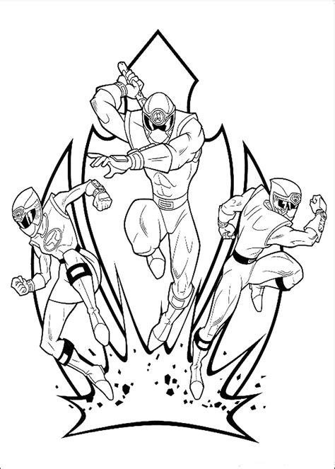 power rangers coloring pages