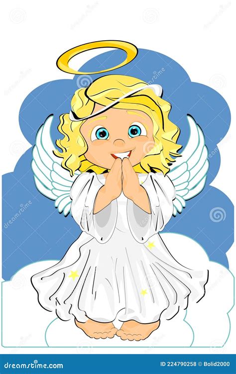 Cute Angel Cartoon Stock Illustration Illustration Of Magic 224790258