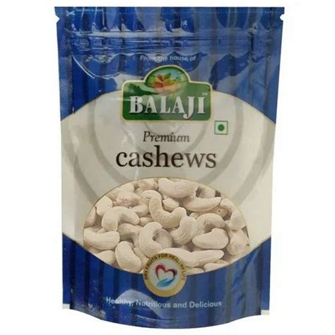 Balaji Premium Cashews Packaging Size 100 G Also Available In 200 G