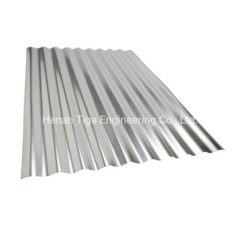 Metal Roofing Siding Cladding Aluzinc Corrugated Panels China Corrugated Galvalume Steel