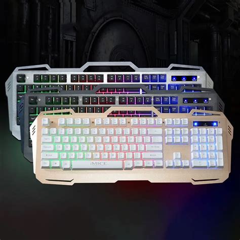 Imice Wired Gaming Keyboard 104 Keys Backlit Keyboards Mechanical