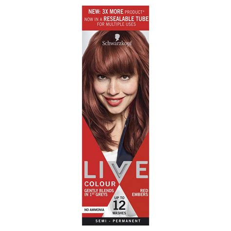 Buy Schwarzkopf Live Colour Red Embers 75ml Online At Chemist Warehouse®