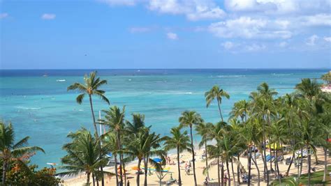 View From Waikiki Beach In Honolulu Hawaii Image Free Stock Photo