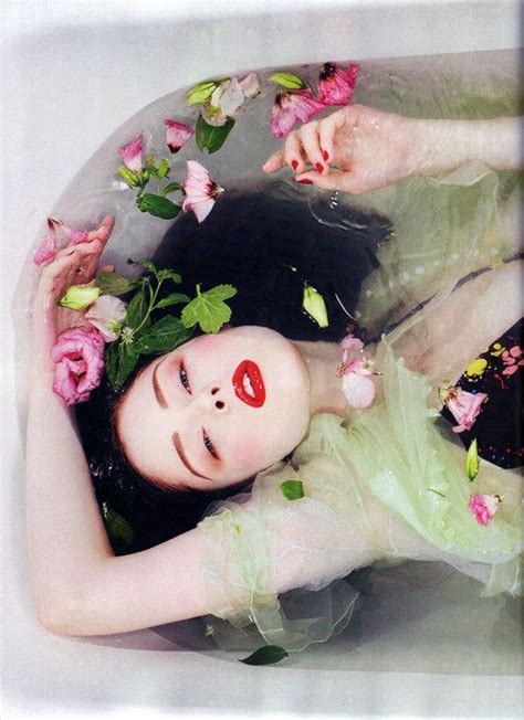 Flower Bath Flower Bath Bath Photography Avant Garde Fashion