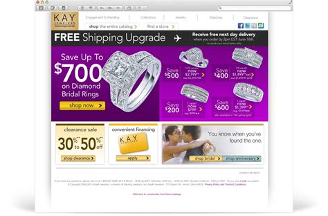 Kay Jewelers Email Redesign Wildstar Creative