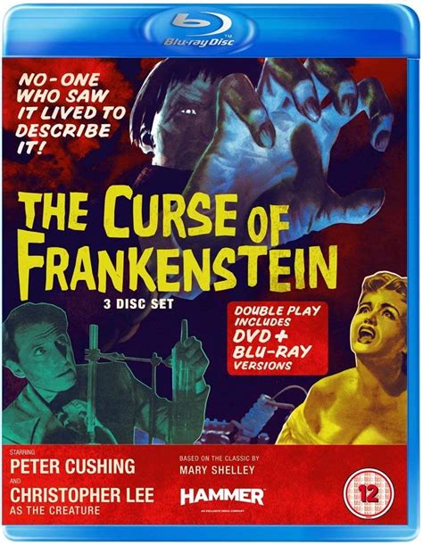 The Curse Of Frankenstein Blu Ray DVD Amazon Co Uk Christopher Lee Peter Cushing