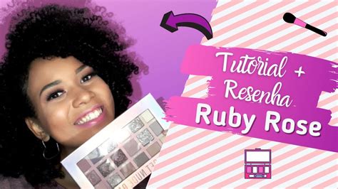 Testei A Paleta Soft Nude Ruby Rose Tutorial De Make Resenha Youtube
