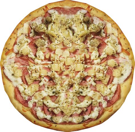 Pizza De Lombo Canadense Com Abacaxi Paradise Pizzaria A Melhor