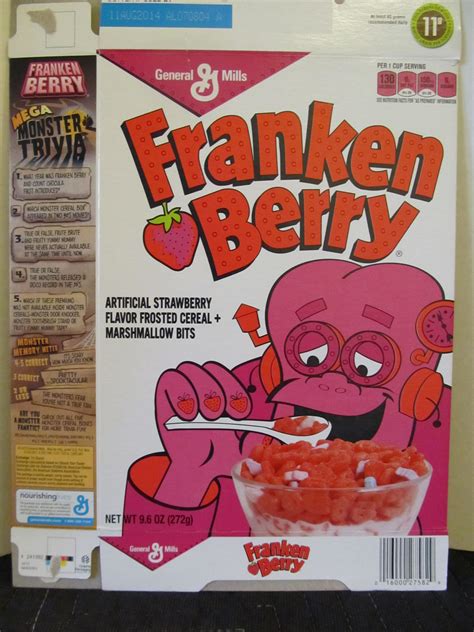 Frankenberry Cereal Re Release Package Vintage Style Box