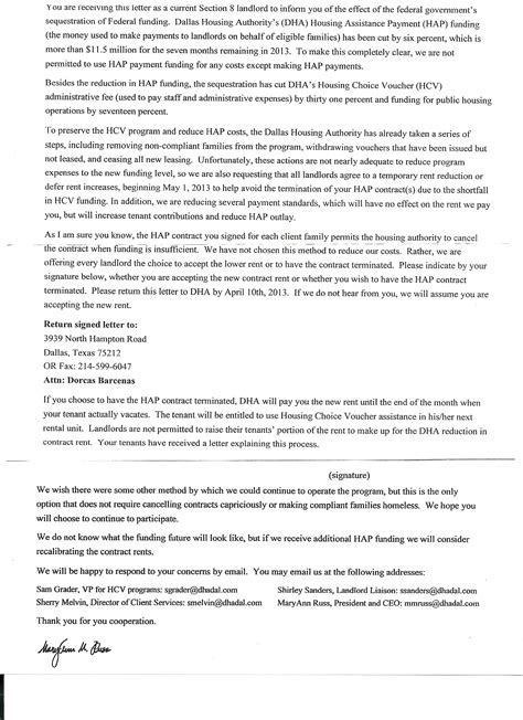 Section 8 cut 10%! NOT April fools, sequestration, housing impact – TIM