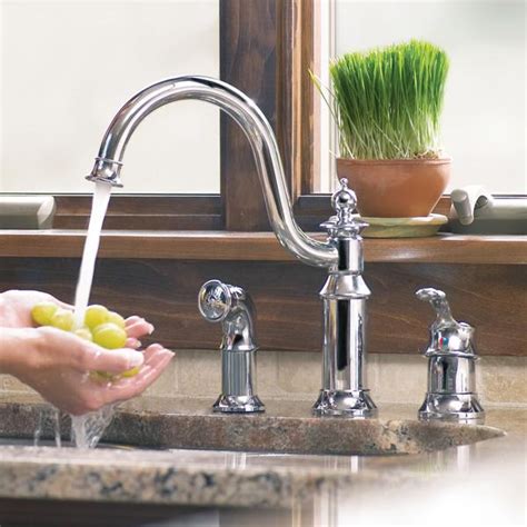 Available moen faucet finishes are polished chrome, glacier white, ivory, nickel, copper, oil rubbed bronze, wrought iron and stainless steel. Moen S711SRS Waterhill One-Handle High Arc Kitchen Faucet ...