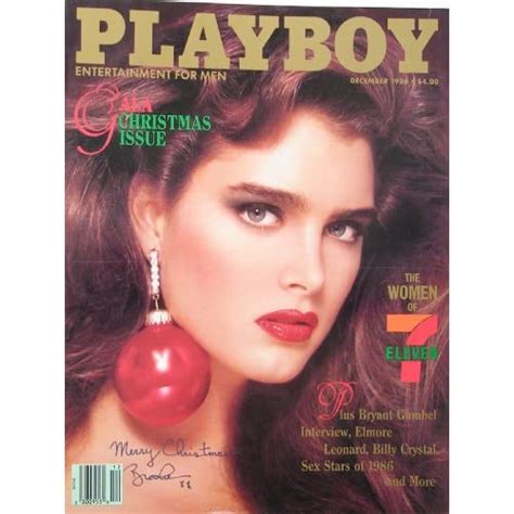 Amazon Com Brooke Shields Cover Playboy December Prints Posters