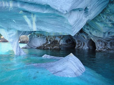 The Marble Caves Of Patagonia Chile Wallpaper