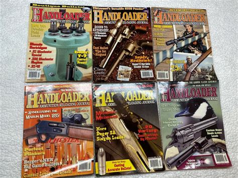 Handloader Ammunition Reloading Journal Magazines 2007 Complete Year 6