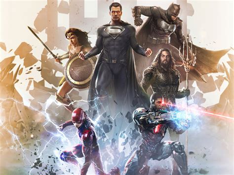 Zack Snyder S Justice League Poster Fanart Wallpaper