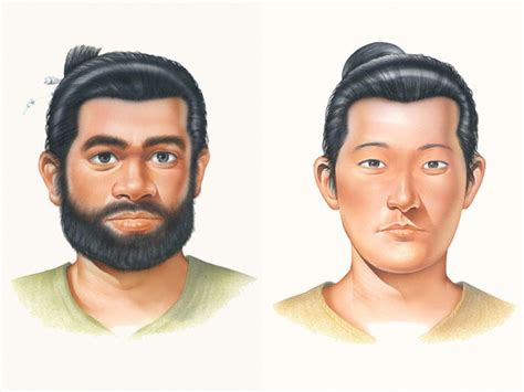 Restored Faces Of Men From The Jomon And Yayoi Periods Akarenga