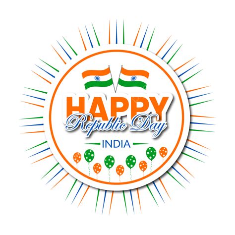 India Republic Day Vector Design Images India Happy Republic Day With
