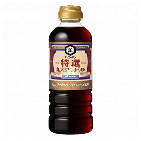 Buy Kikkoman Selected Soy Sauce Marudaizu Shoyu 500ml Japanese