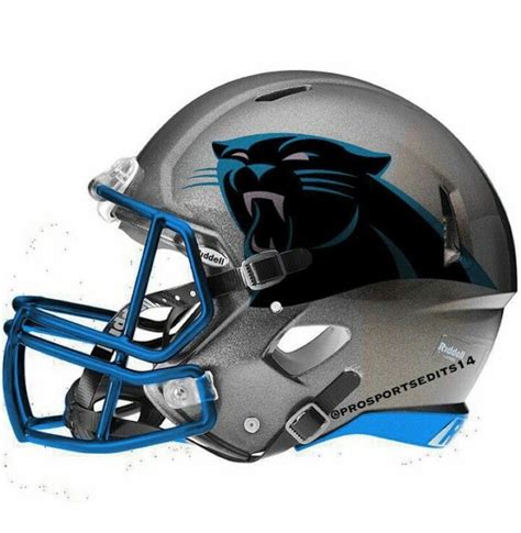 Go Panthers Football Helmets Carolina Panthers Football