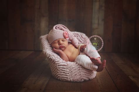 Newborn Girl In Chair Prop Newborn Girl Newborn Photography Studio