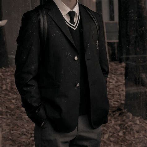 Dark Academia Uniform Dark Academia School Kpop Fashion Outfits Boy
