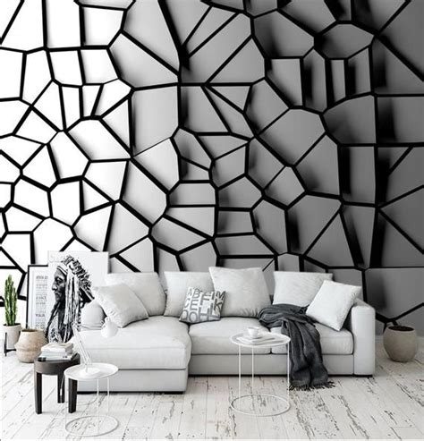 3d Wall Mural Abstraction Removable Wallpaper Decor Wall