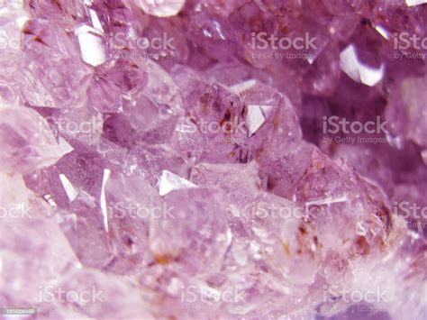 Amethyst Natural Quartz Blue Gem Geological Crystals Texture Background