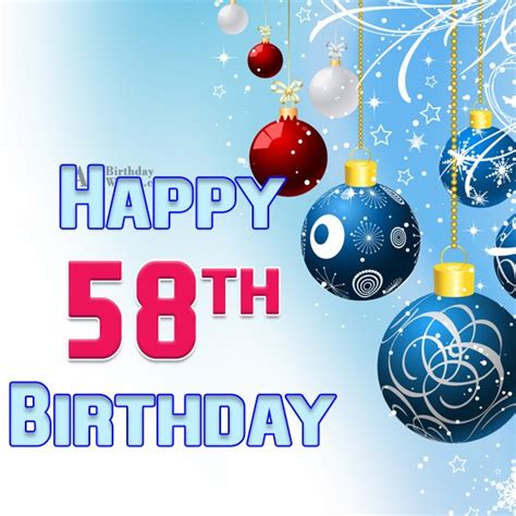 58th Birthday Wishes Birthday Images Pictures