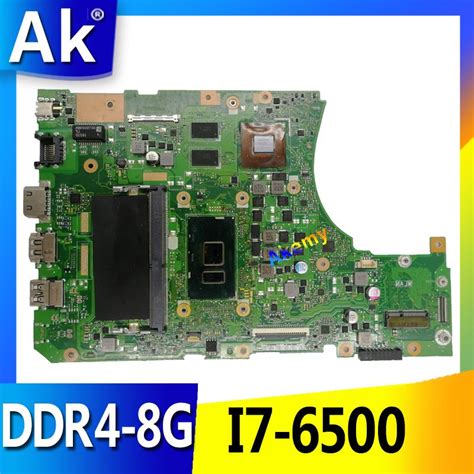 Ak X556uv Laptop Motherboard Ddr4 8g Ram I7 6500 For Asus X556uq X556uv