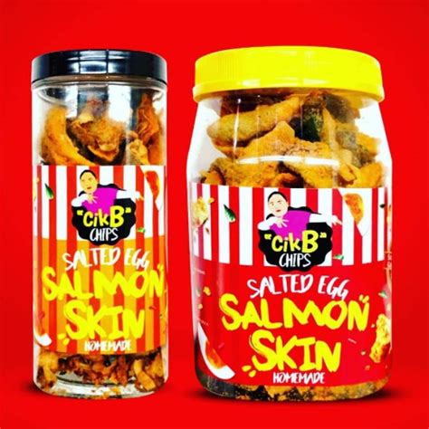 Has been added to your cart. Cik B Salted Egg Salmon Skin CikB (Ready Stock) | Shopee ...